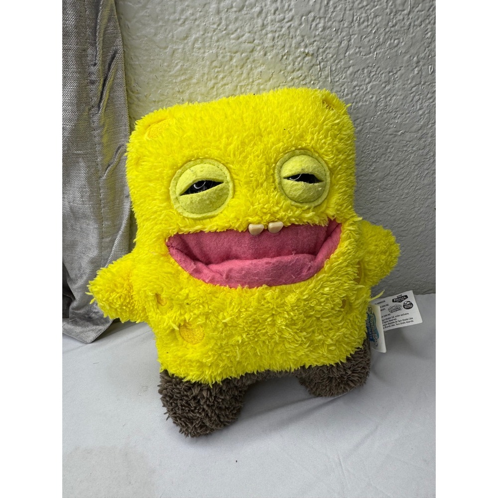 Zuru Fuggler SpongeBob SquarePants Funny Ugly Monster Yellow Shaggy Plush Toy